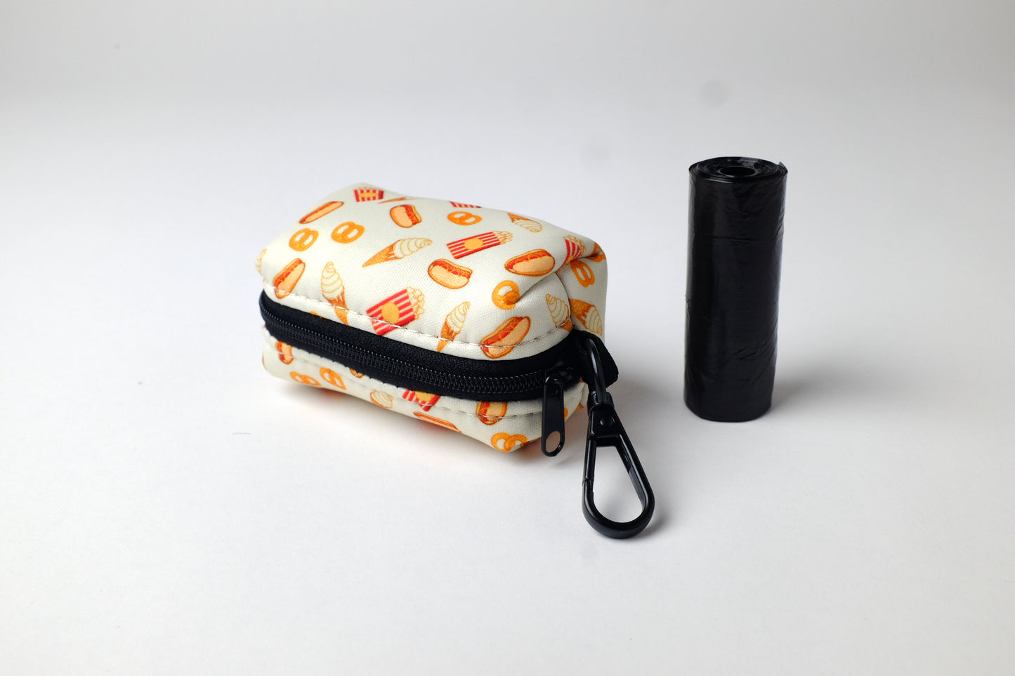 Snack Cart Poop Bag Holder with Complimentary Roll