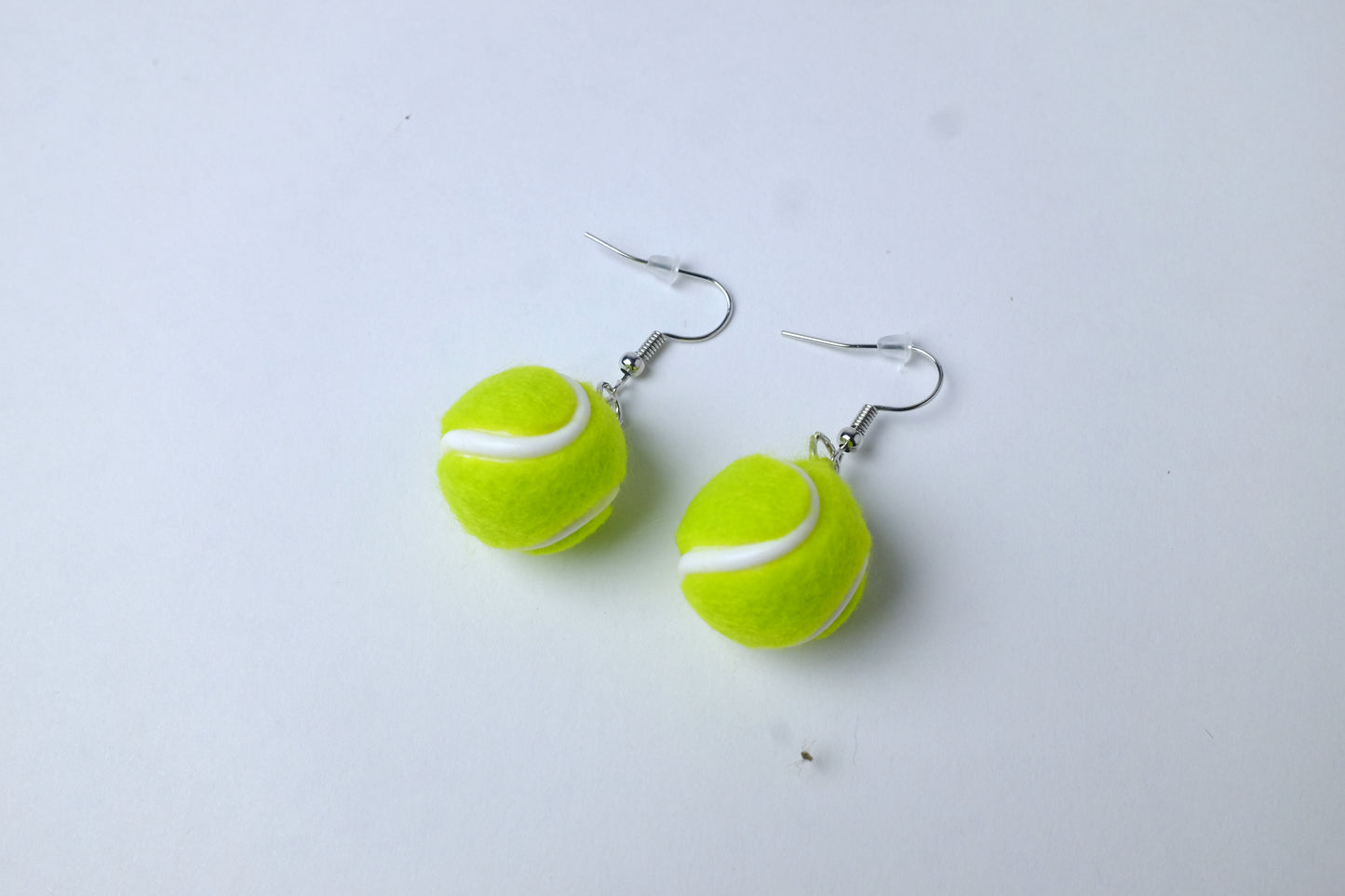 Tennis Ball Earrings & Keychain