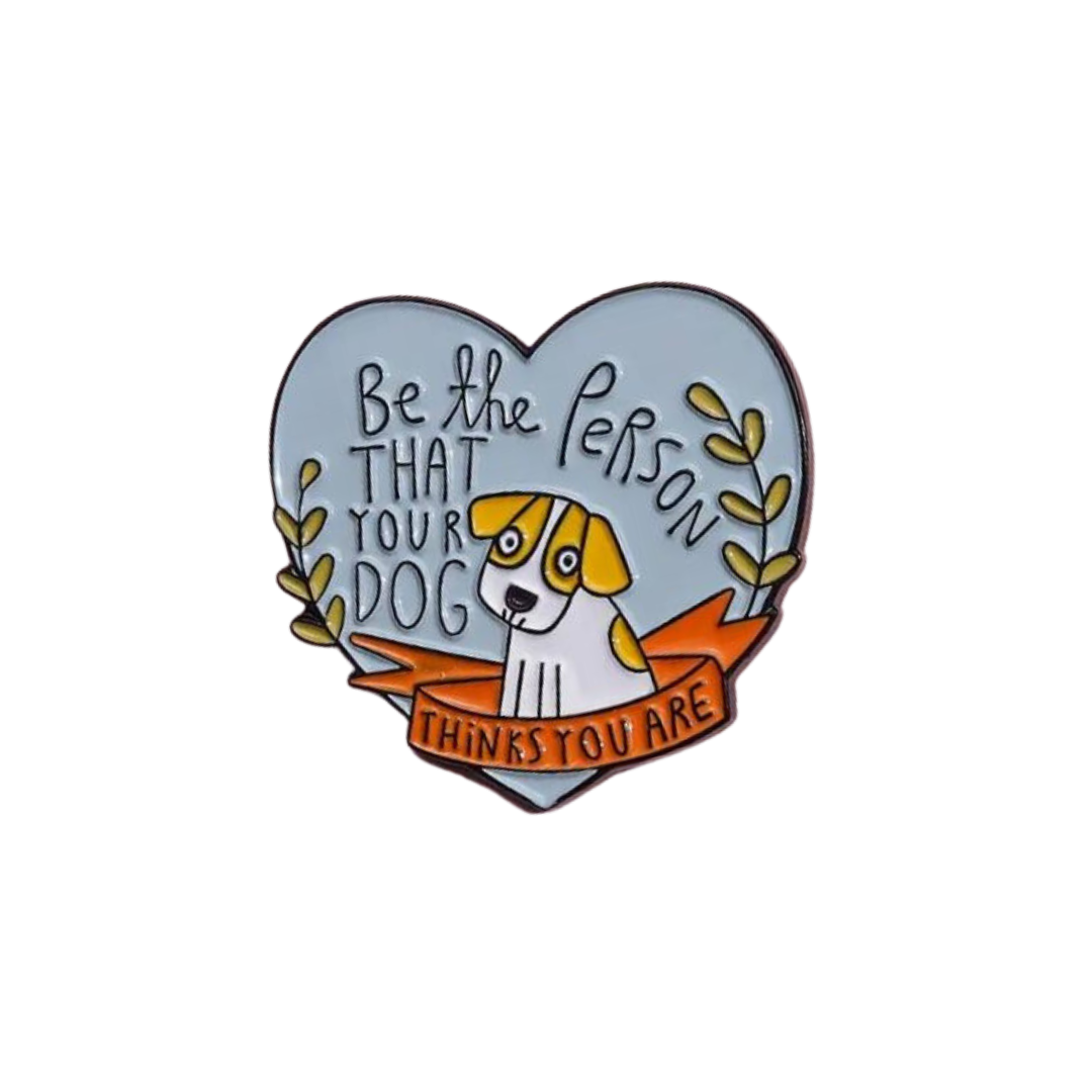 Dog Inspiration Enamel Pin